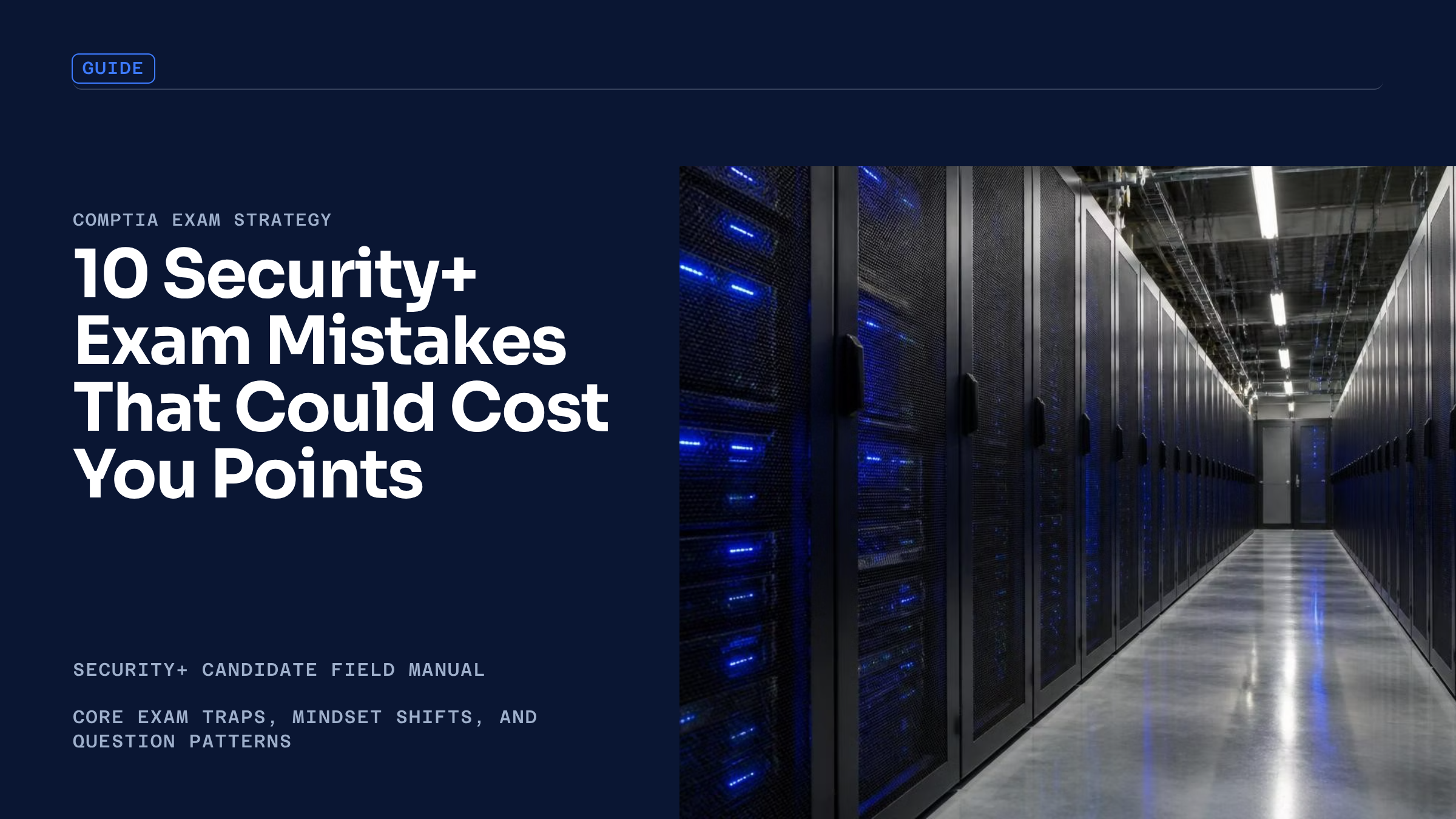 Cover of 10 Security+ Exam Mistakes That Could Cost You Points